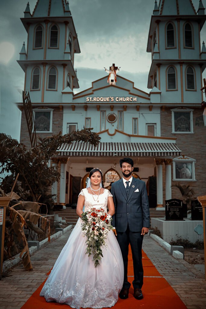 christian wedding couple in chennai