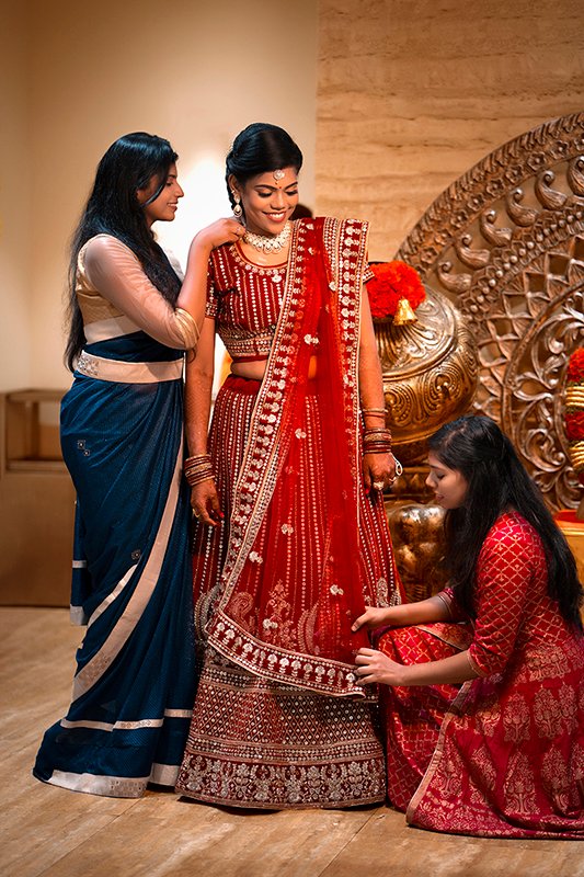 indian bride portrait photography