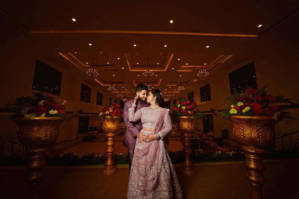 indian reception wedding photos